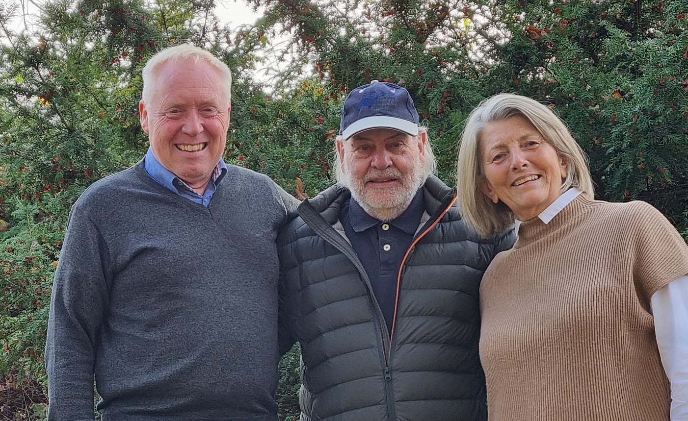 Fra venstre: Bjarne, John og Lisbeth